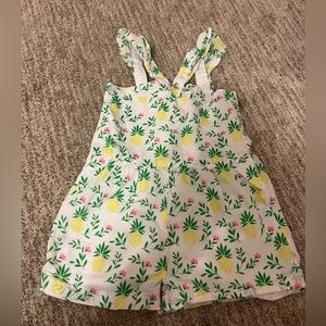 Janie and Jack pineapple romper